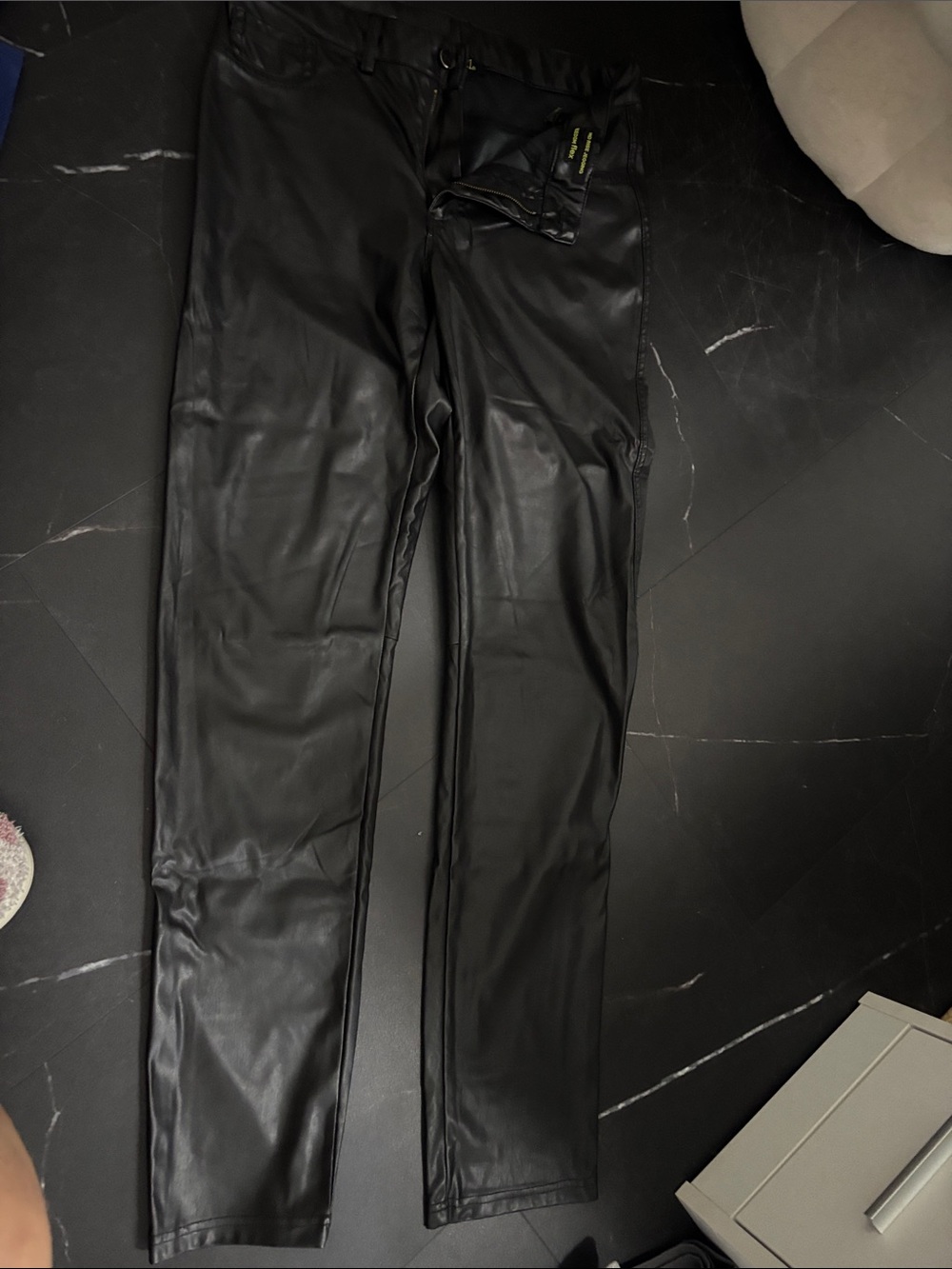 Rue21 WOMENS Black Faux Leather Slim Pants